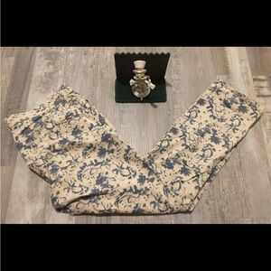 LRL Lauren Jeans Co. Floral Modern Straight Ankle